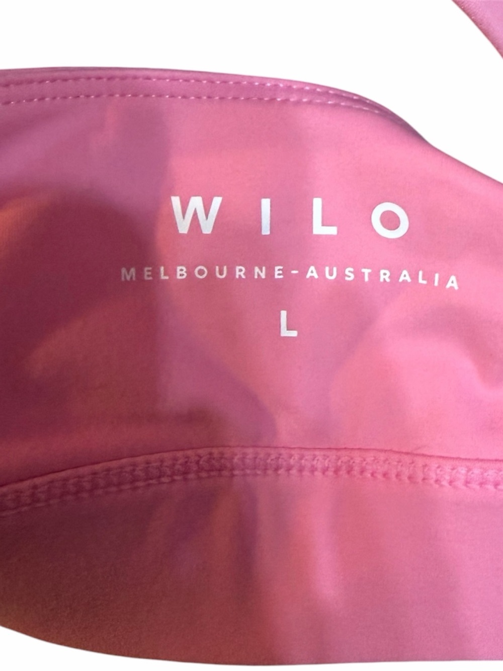NWT Wilo Active Pink Halter Sports Bra - Picture 4 of 5